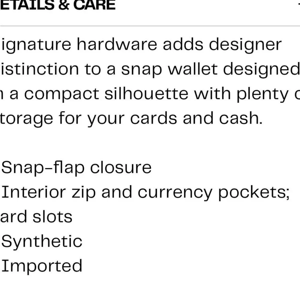 Marc Jacobs elegant wallet